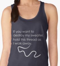 Weezer - If you Want to Destroy My Sweater Women's Tank Top