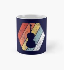 Vintage Cello Shirt Funny Cello Retro 80s Style Mug