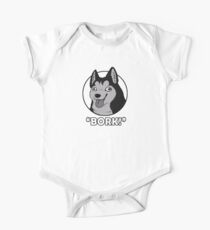 Body de manga corta para bebé ¡BORK!