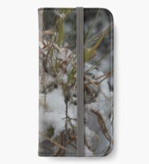 #winter #nature #snow #frost #outdoors #icee #cold #wood #season #bird #tree #frozen #dry #garden #grass #weather #horizontal #colorimage #nopeople #closeup #plant #day #animal iPhone Wallet/Case/Skin