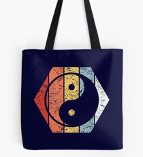 Vintage Tai Chi Shirt Funny Tai-Chi Retro 80s Style Tote Bag