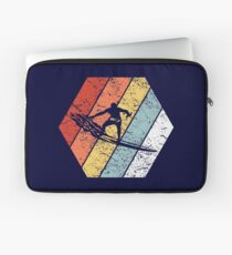 Vintage Surfer Shirt Funny Surfing Retro 80s Style Laptop Sleeve