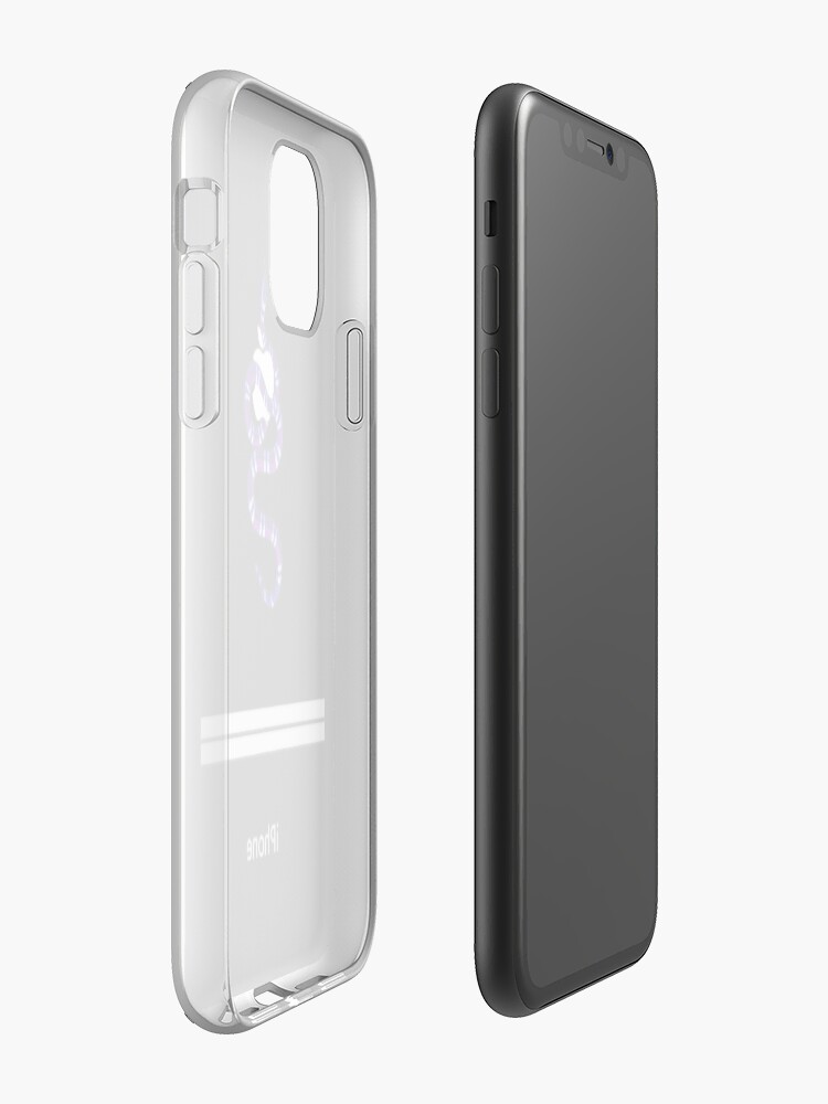 Coque iPhone « Blue Snake et Apple Iphone Cover », par F3DUR1C0