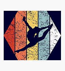 Vintage Gymnastics Shirt Funny Gymnastics Retro 80s Style Fotodruck