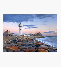 Morning Light On Scituate Harbor Photographic Print