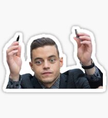 Rami Malek Overwhelmed Sticker