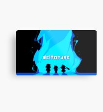 DELTARUNE ENDING ART Metallbild