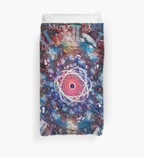 Space, time and atom Duvet Cover