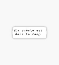 The 1975 The Poetry is in the Streets Sticker