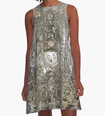 Steampunk Space Transport A-Line Dress