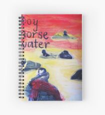boy horse water Spiral Notebook