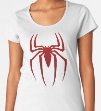 Spinnenlogo Premium Rundhals-Shirt