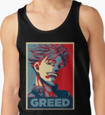 Ban Greed Seven deadly Sins Hope Tank Top