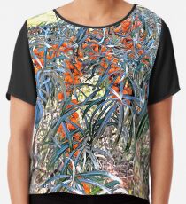 oblepikha, sea buckthorn, nature berry Chiffon Top
