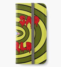 Vinilo o funda para iPhone Triste mundo enfermo