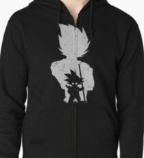Goku Shadow Zipped Hoodie