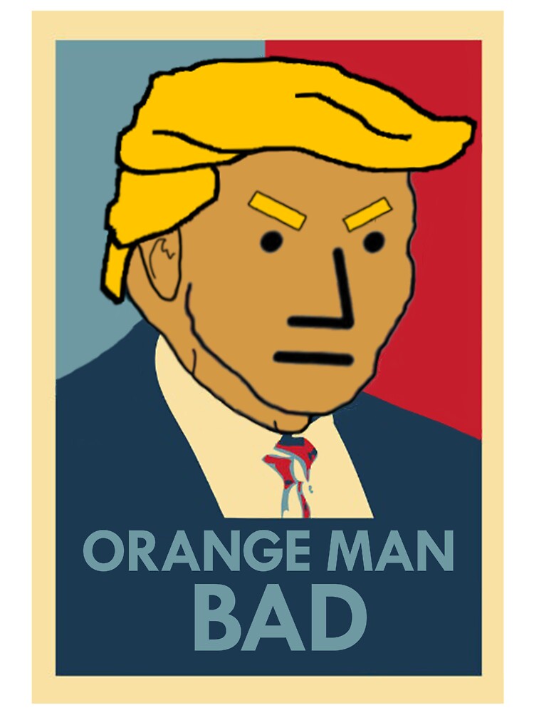 Orange Man Bad" Baby One-Piece by Vulfis | Redbubble