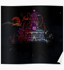 Terraria Haunted Castle Poster