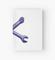 Mechanic Wrenches Cross Bones Hardcover Journal