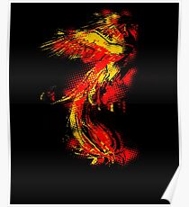 LiftOff Gothic Phoenix Motocycle Riders, Nature Gift Poster