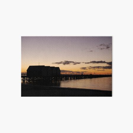 Busselton Jetty at sundown Art Board Print