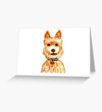 Isle of Dogs - REX Greeting Card
