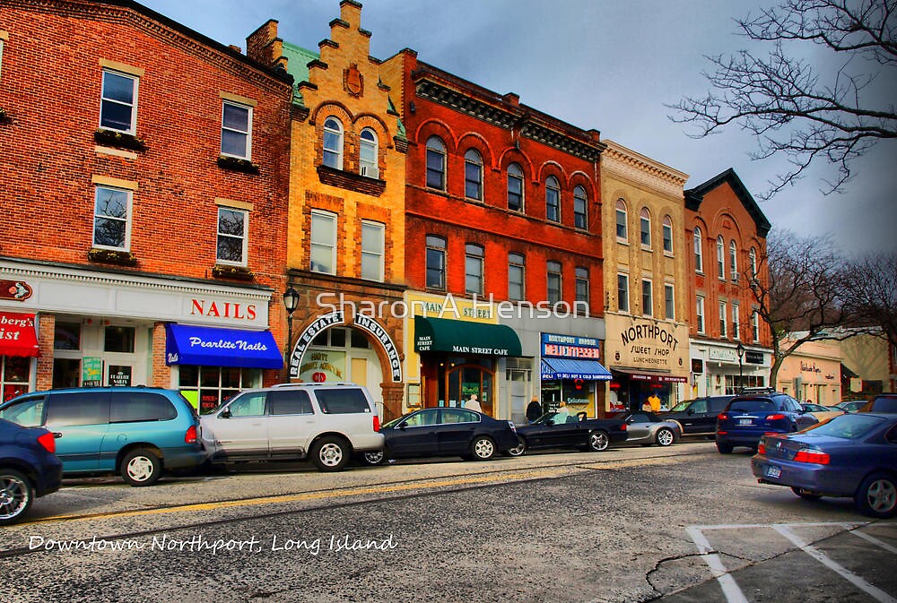 "Downtown Northport, Long Island" by Sharon A. Henson Redbubble