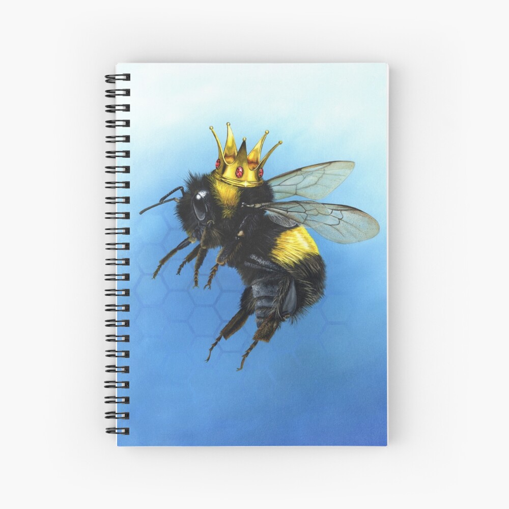 Queen Bee Spiral Notebook
