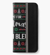 Vinilo o funda para iPhone All I Want For Christmas Is Cordon Bleu Ugly Christmas Sweater