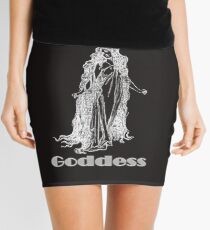 I Am My Own Goddess Apparel and Novelties Mini Skirt