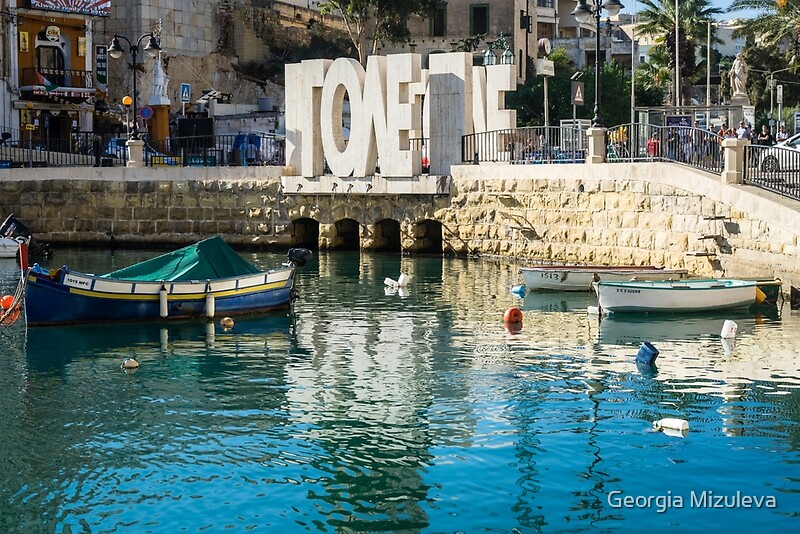 "From St Julians With LOVE Controversial Inverted Love Statue in