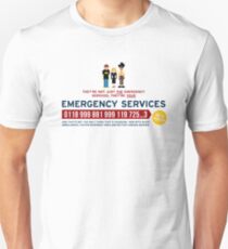 IT Crowd - Emergency Services Unisex T-Shirt