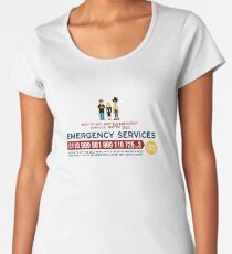 IT Crowd - Emergency Services Women's Premium T-Shirt
