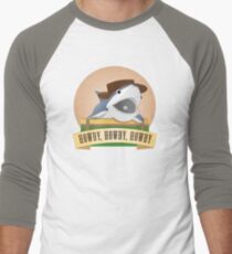 Camiseta ¾ bicolor para hombre Tiburón vaquero