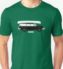 ROAM Volvo Granola Wagon with Canoe Unisex T-Shirt