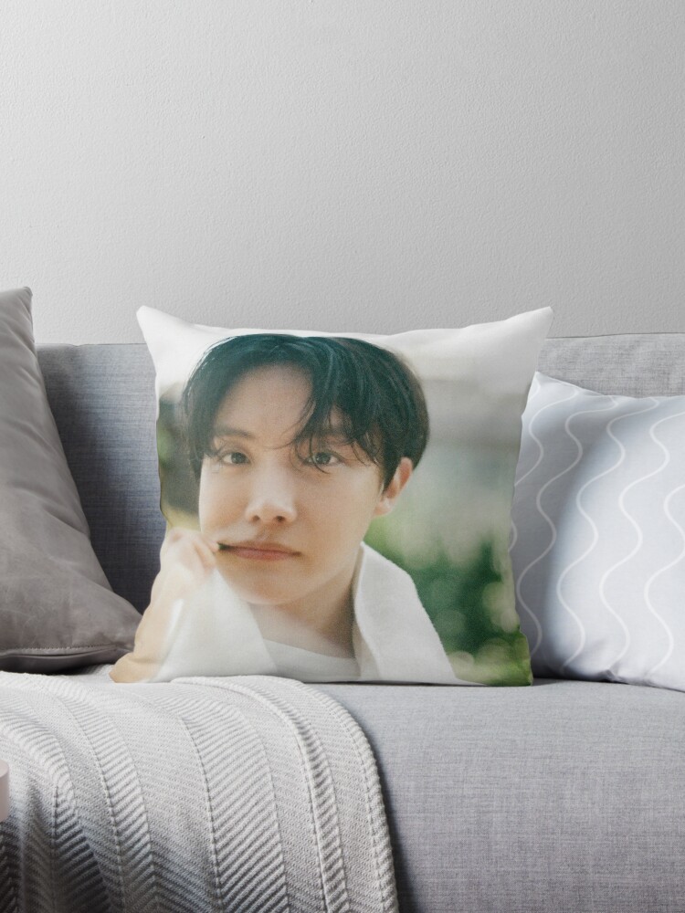 "Cute BTS J-Hope- SG 2019" Throw Pillow by KpopTokens 