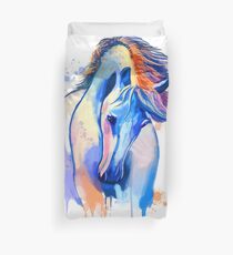 Horse Watercolor, Horse Painting, Horse Portrait, Horse art, Horse illustration Duvet Cover