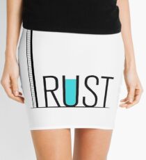 rust Mini Skirt