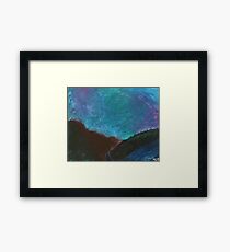 River in the Mountains Framed Print