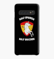 Half Spanish Half Unicorn Spain Gift for Women Girls Case/Skin for Samsung Galaxy