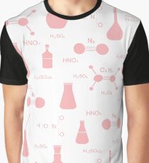 Scientific pattern. Chemistry, biology, medicine. Graphic T-Shirt