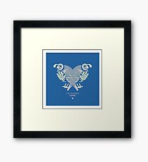 CA LOVE Framed Print