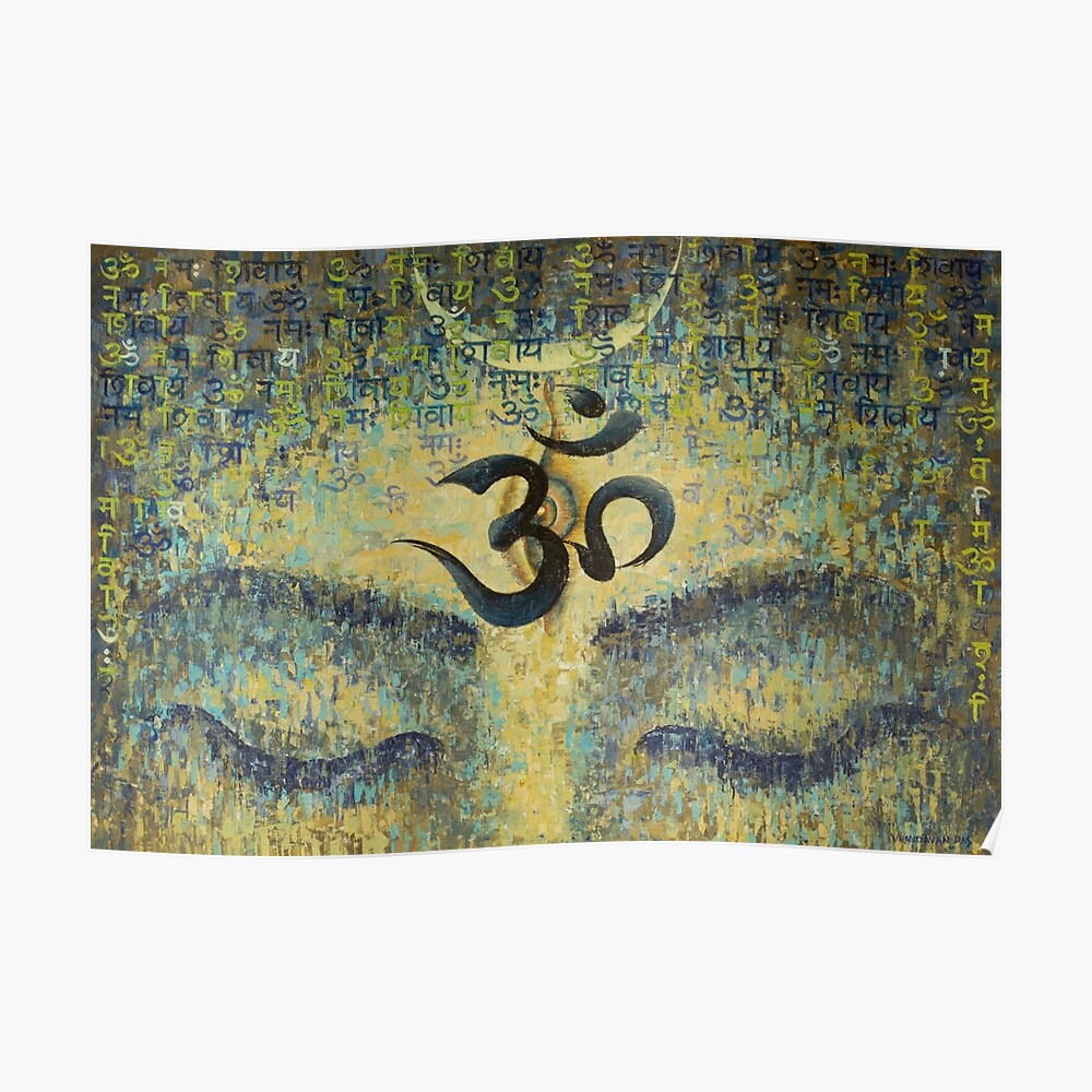 "OM" Poster by vrindavandas Redbubble