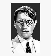 Atticus (black and white) Photographic Print
