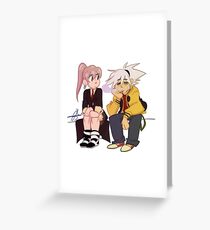 Im Alter von Soul Eater Grußkarte