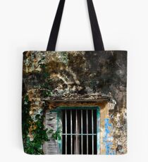 crackled Tote Bag