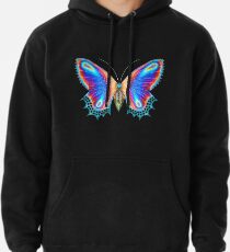 Sudadera con capucha Mariposa multicolor