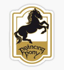 Der tanzende Pony Herr der Ringe Sticker