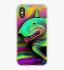 Vinilo o funda para iPhone Color Bull Terrier inglés Splash