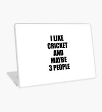 CRICKET Lover Funny Gift Idea I Like Hobby Laptop Skin